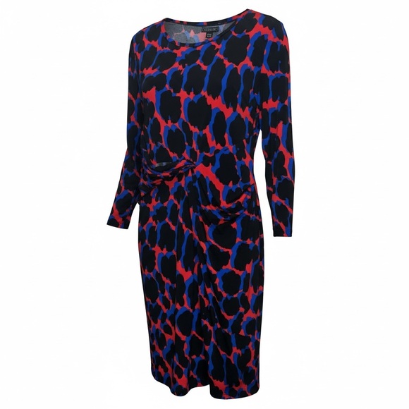 Metaphor animal print dress with ruched front Size XL - Picture 2 of 7
